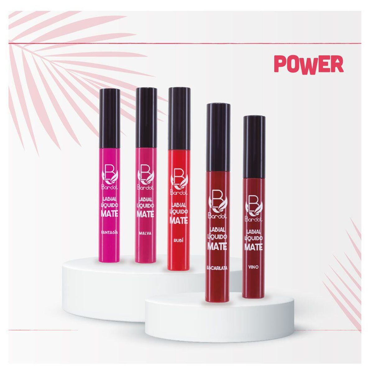 BARDOT - Labial liquido mate tono escarlata 4.5g bardot