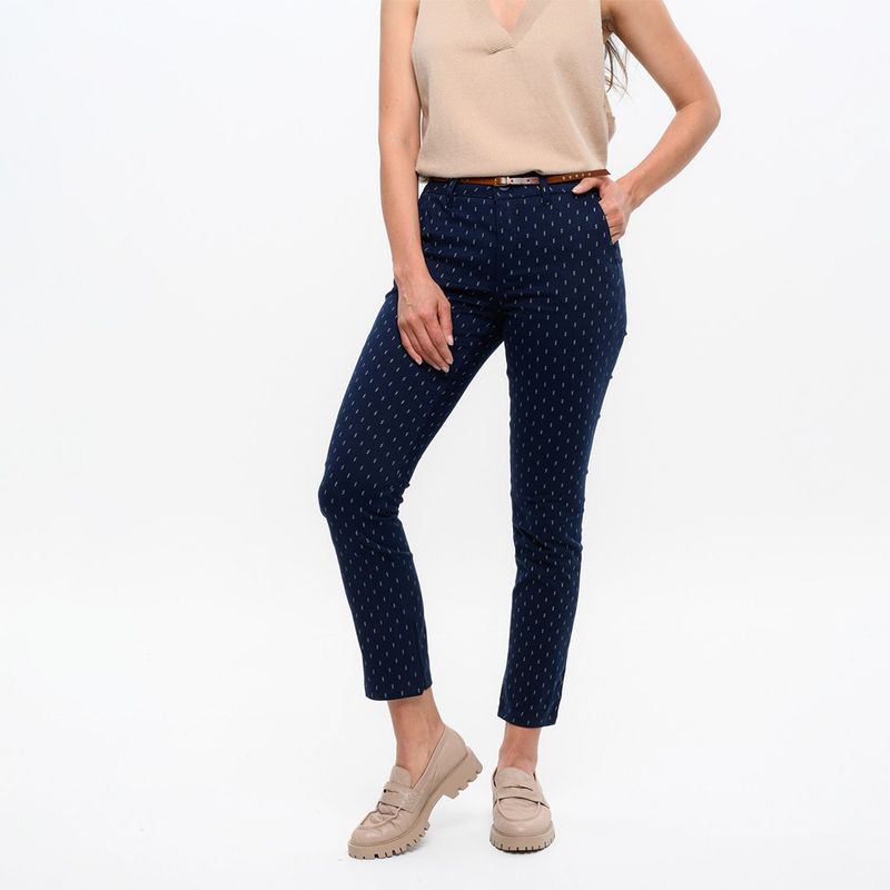 NEWPORT - Pantalón Skinny Mujer Tiro medio Newport