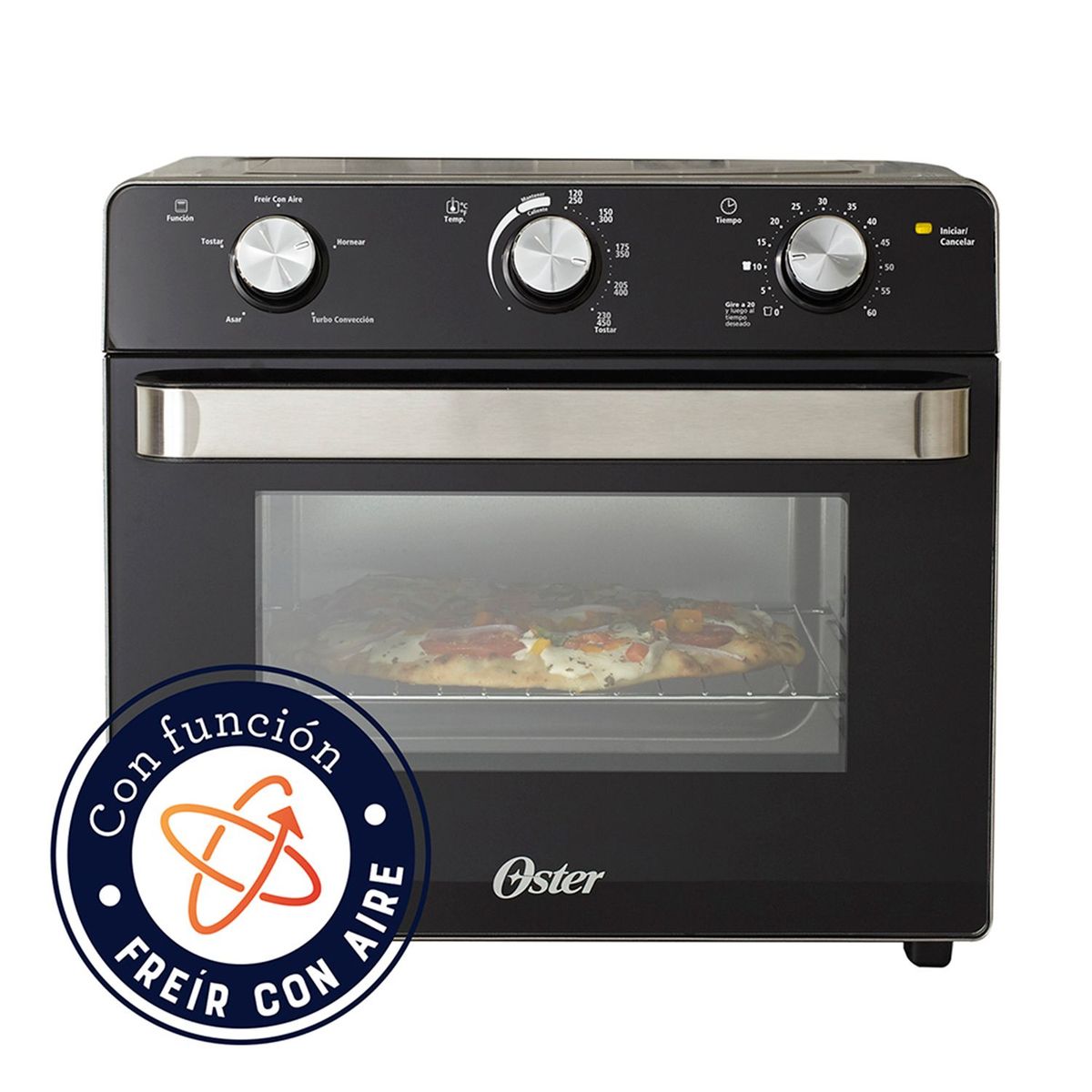 OSTER - Horno con Freidora de Aire Sin Aceite Oster® 22 Litros