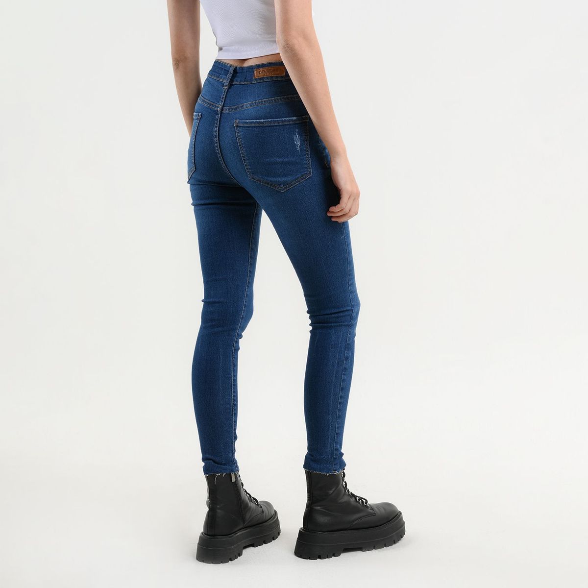 DENIMLAB - Jean Skinny Mujer Tiro medio Denimlab