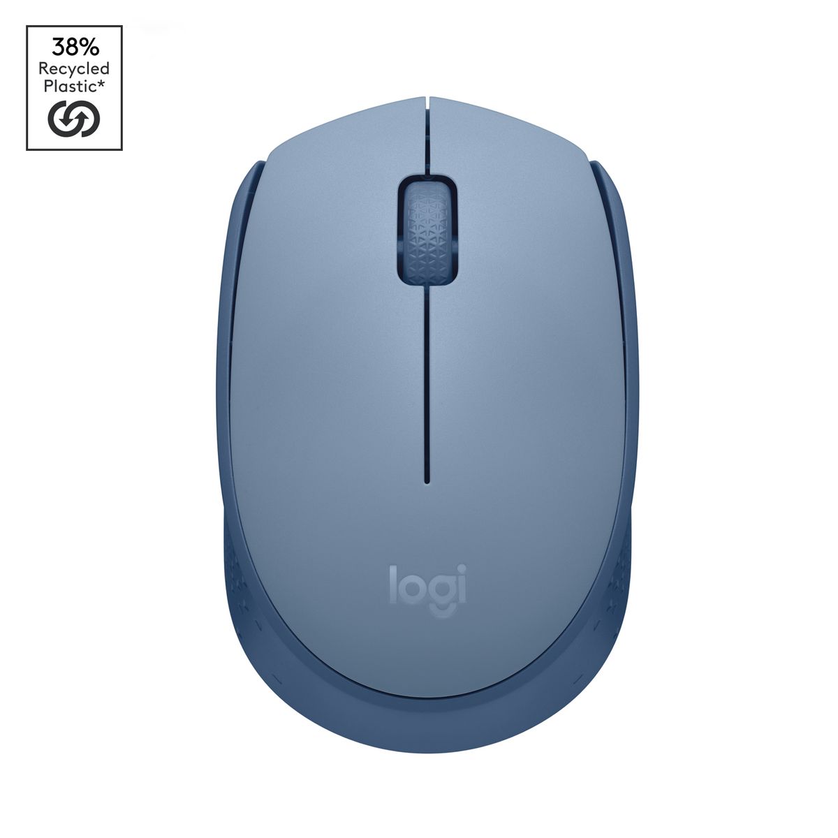 LOGITECH - Mouse M170 Logitech Inalámbrico Óptico Azul