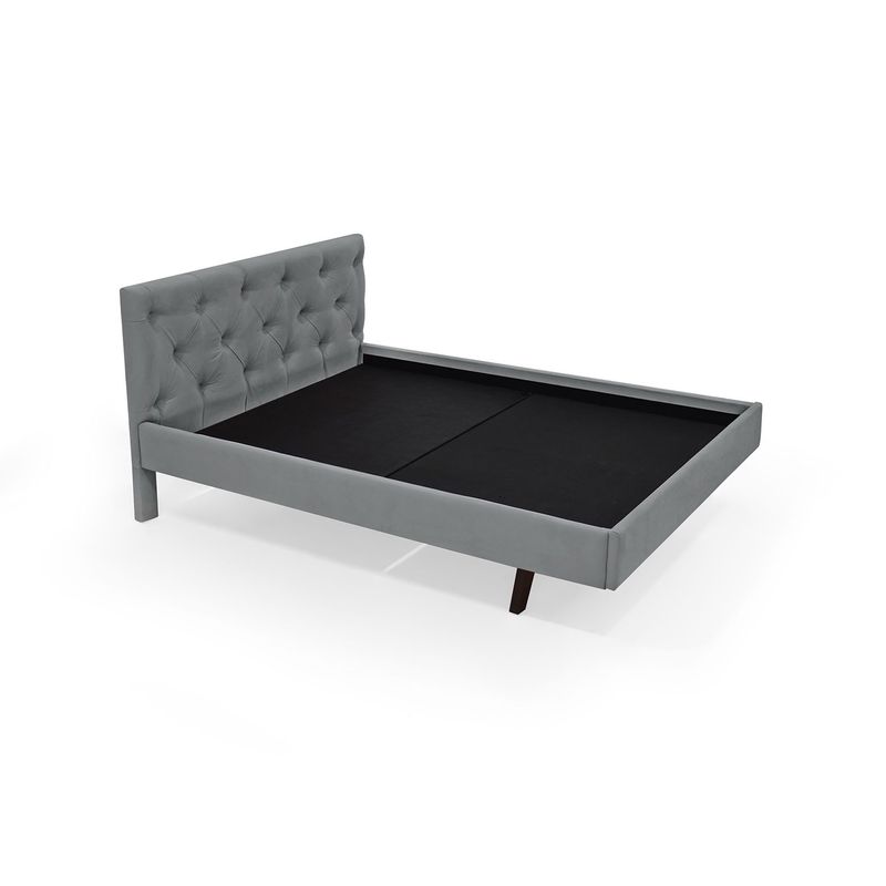 MICA - Cama para Colchón Doble Moderna en Madera 199 x 208 cm Mica