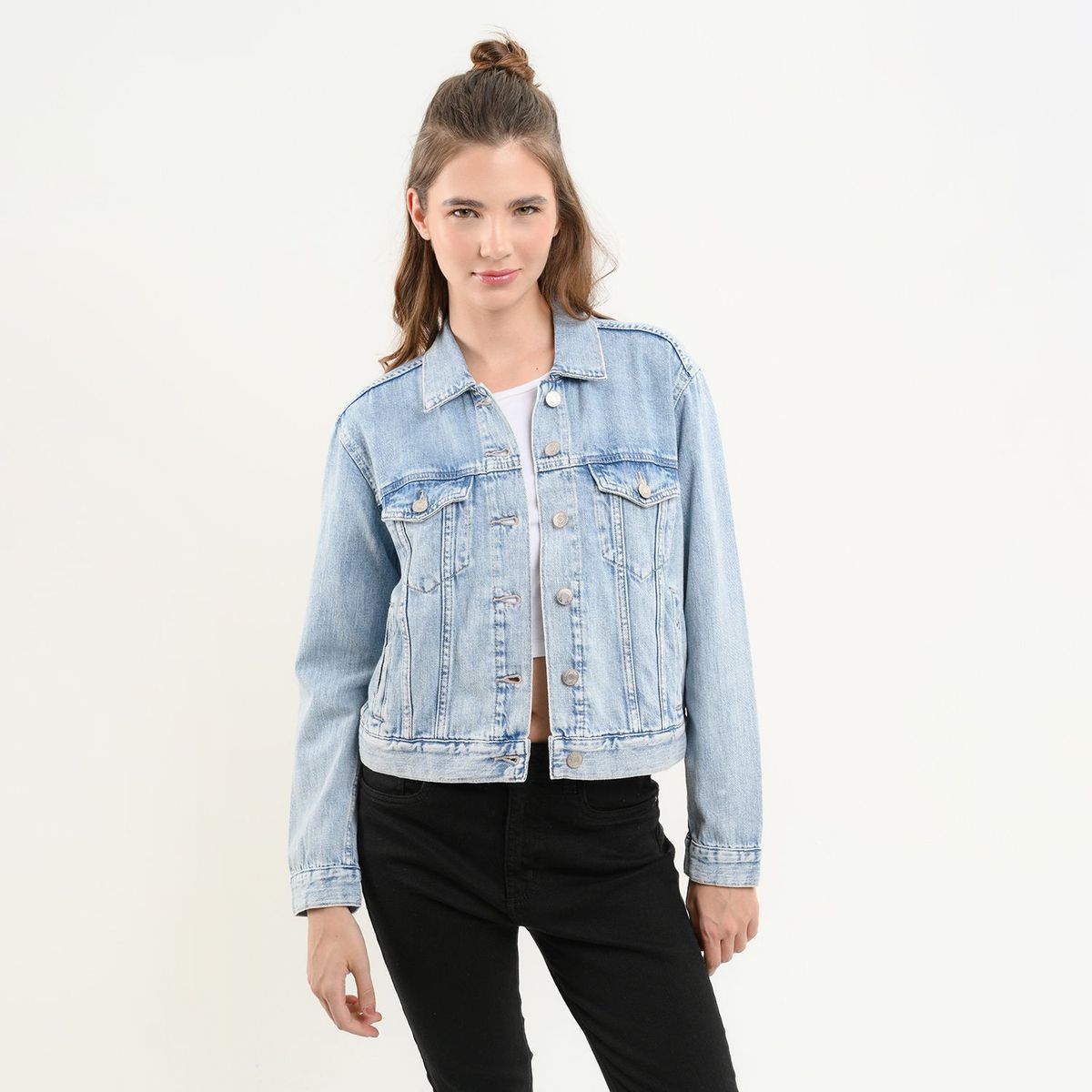 GAP - Chaqueta de jean para Mujer de Algodón GAP