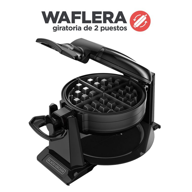 BLACK+DECKER - Waflera Black and Decker 2 Puestos