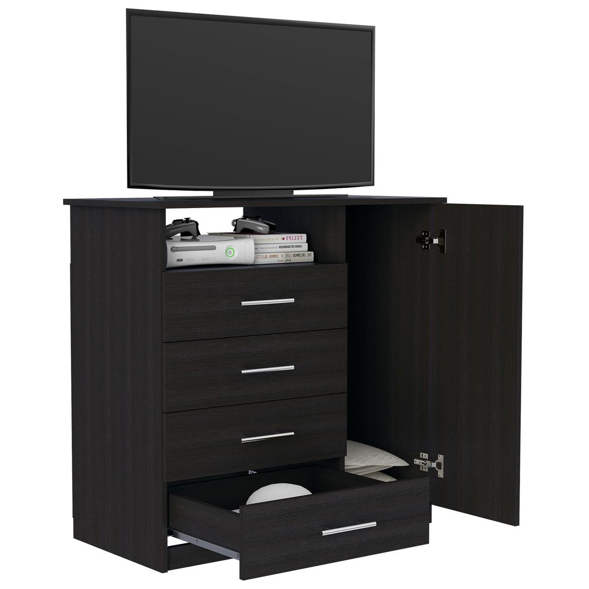 RTA MUEBLES - Cómoda de 4 Cajones 892 x 91 x 50 cm RTA Muebles