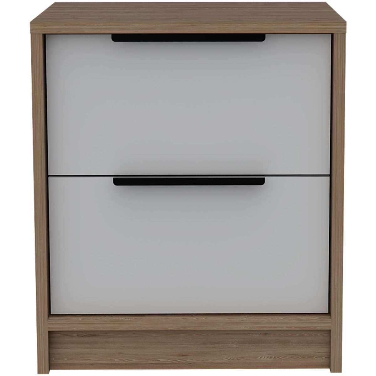 RTA MUEBLES - Mesa de Noche Moderna de 2 Cajones 48 x 41 x 365 cm RTA Muebles