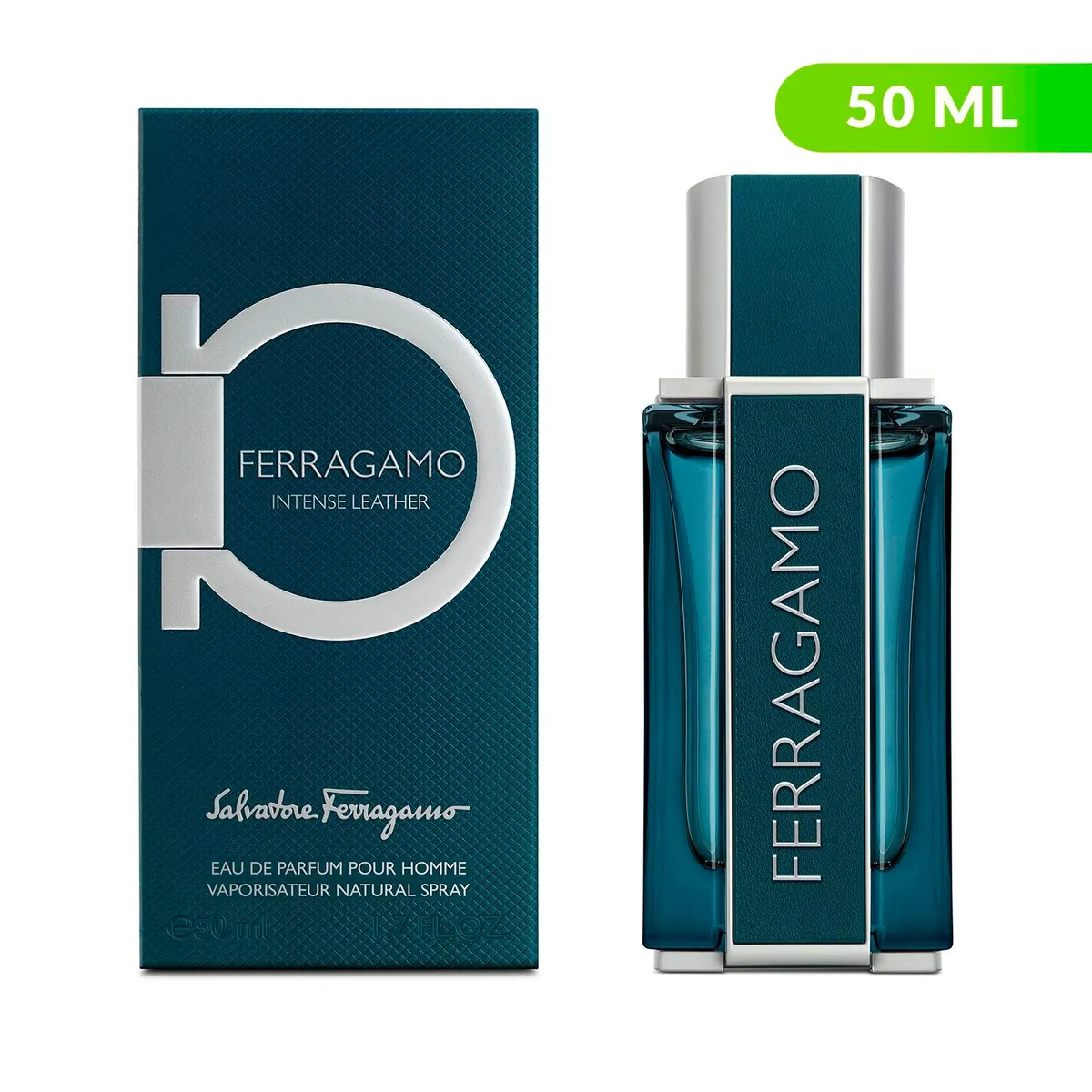SALVATORE FERRAGAMO - Perfume Hombre Salvatore Ferragamo Intense Leather 50 ml Eau de parfum 