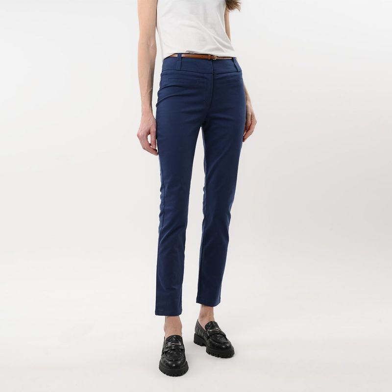 APOLOGY - Pantalón Slim Mujer Tiro medio Estampado Apology