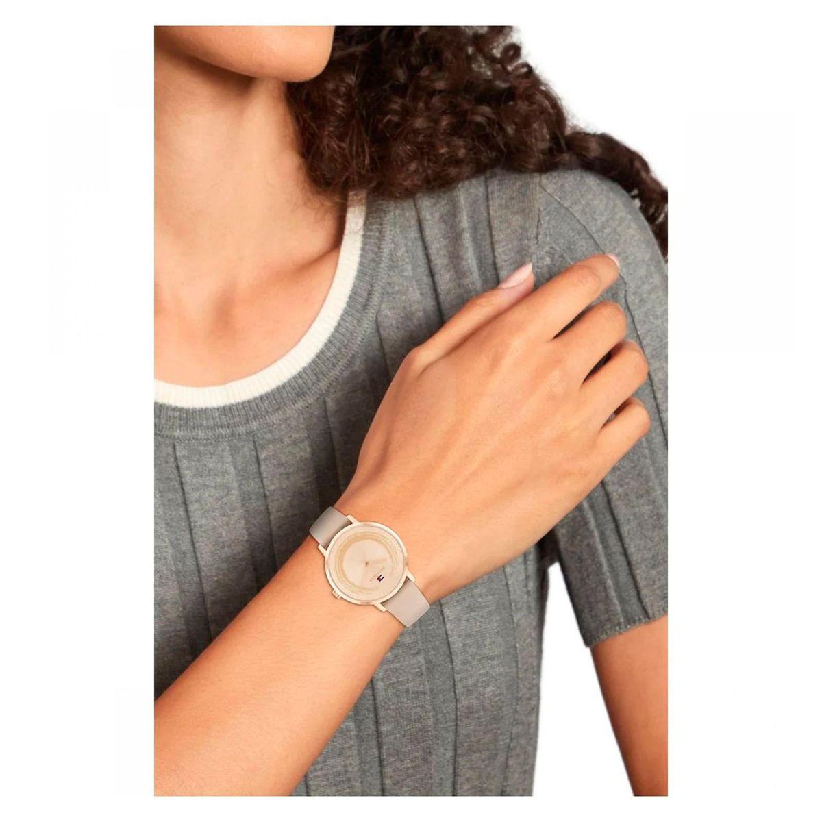 TOMMY HILFIGER - Reloj Tommy Hilfiger para Mujer 1782602 . Reloj Análogo Cuero Beige 