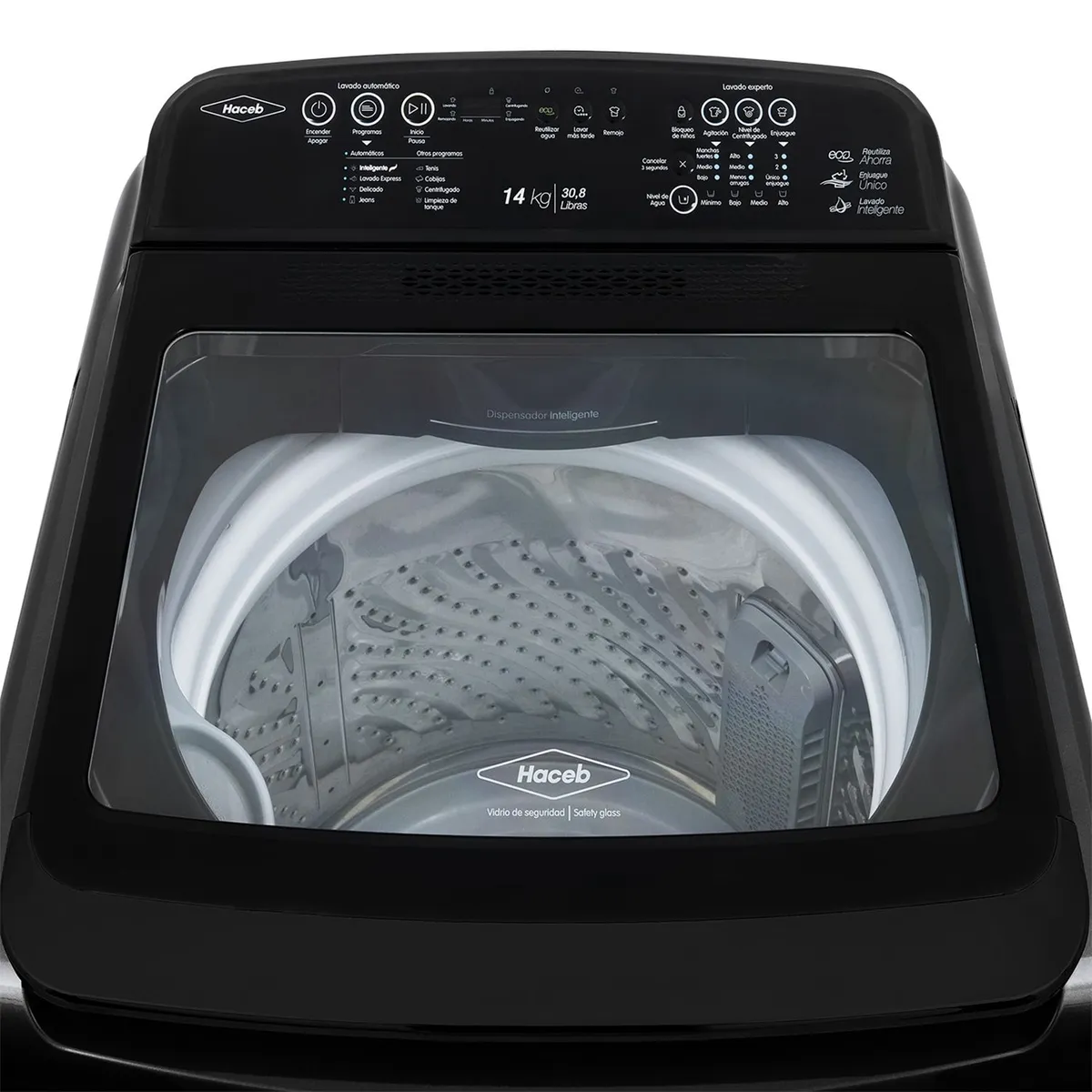 HACEB - Lavadora Haceb Carga Superior 14 kg LA14EVI16B-CC1HW