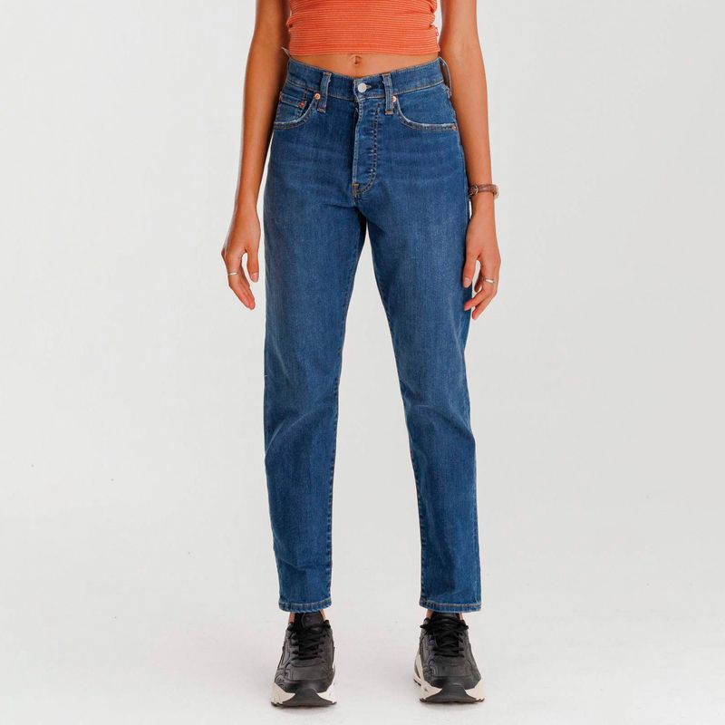 LEVIS - Jean Skinny para Mujer Tiro alto de Algodón Levis