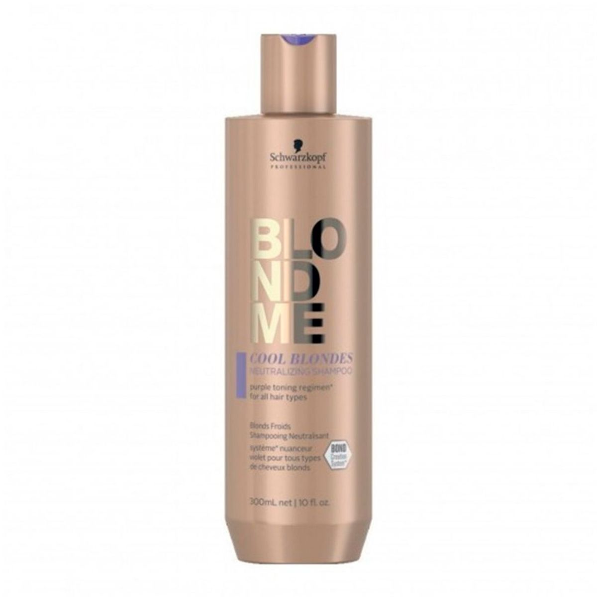 SCHWARZKOPF - Shampoo Schwarzkopf Blondme Cool Blonds Protección del color 300 ml