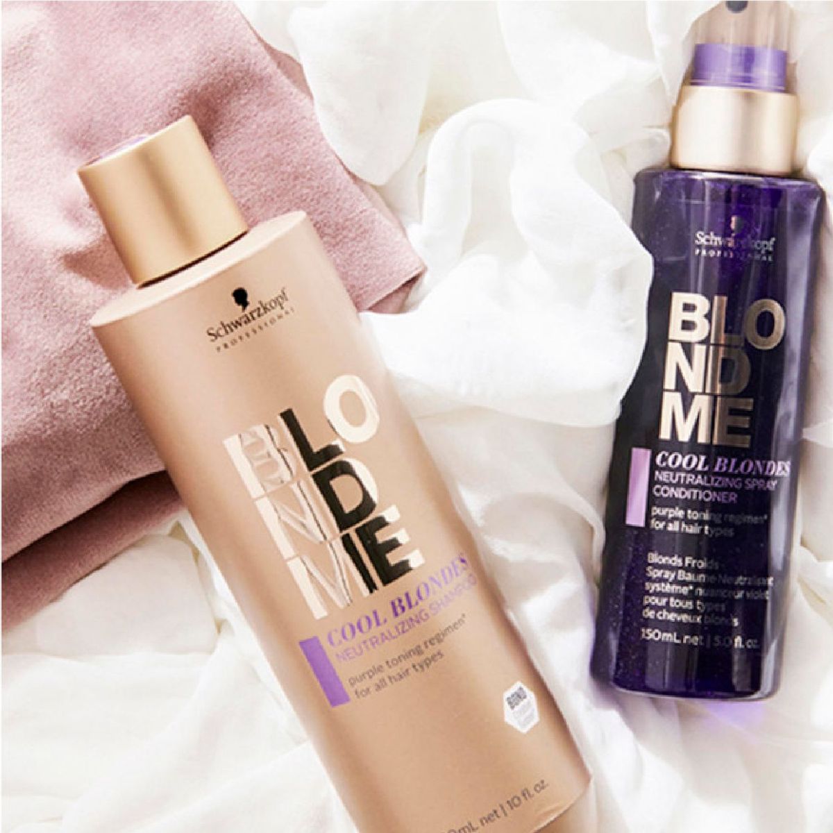 SCHWARZKOPF - Shampoo Schwarzkopf Blondme Cool Blonds Protección del color 300 ml