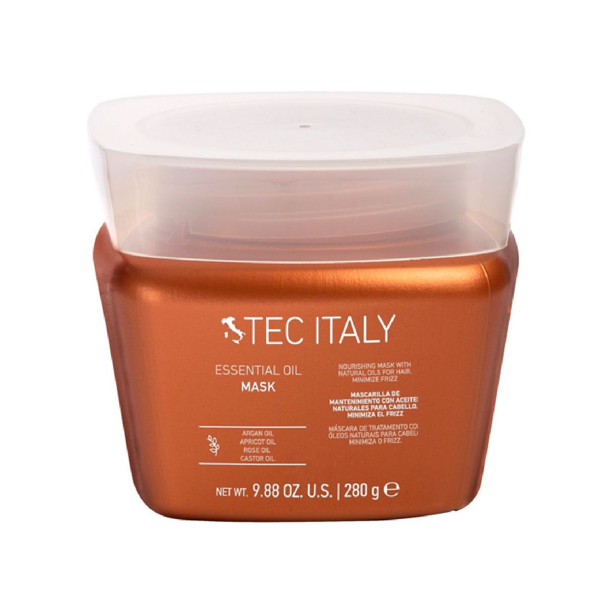 TEC ITALY - Mascarilla capilar Tec Italy Essential Oil Hidratación 280 gr