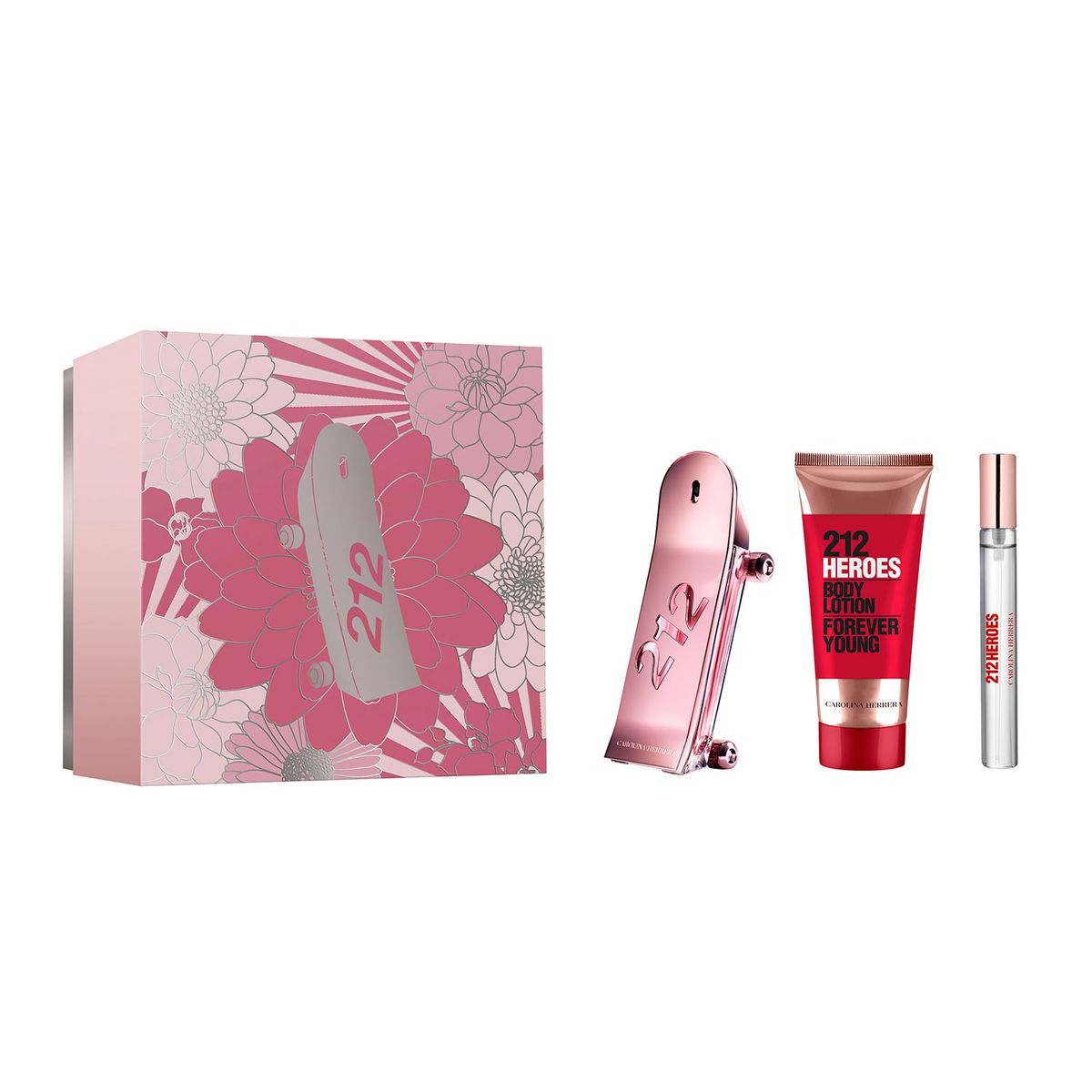 CAROLINA HERRERA - Set de Perfume Mujer Carolina Herrera : Fragancia 80ml + Body Lotion 100ml + Mega Spritzer