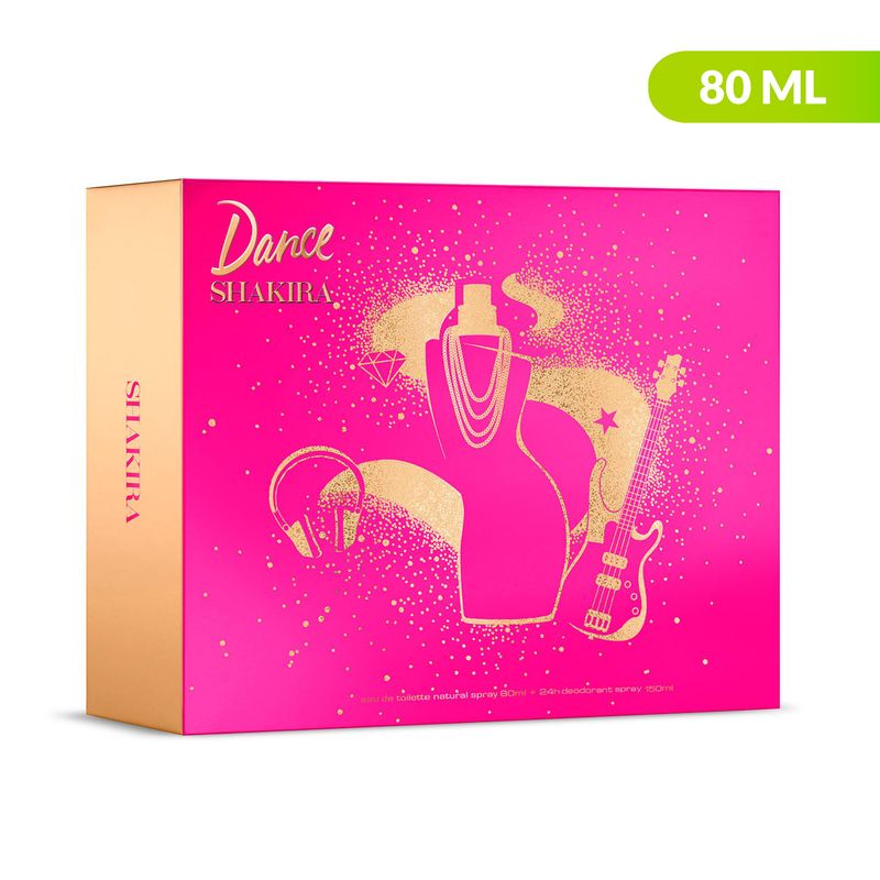 SHAKIRA - Set de Perfume Mujer Shakira : Fragancia 80ml + Desodorante 150ml 