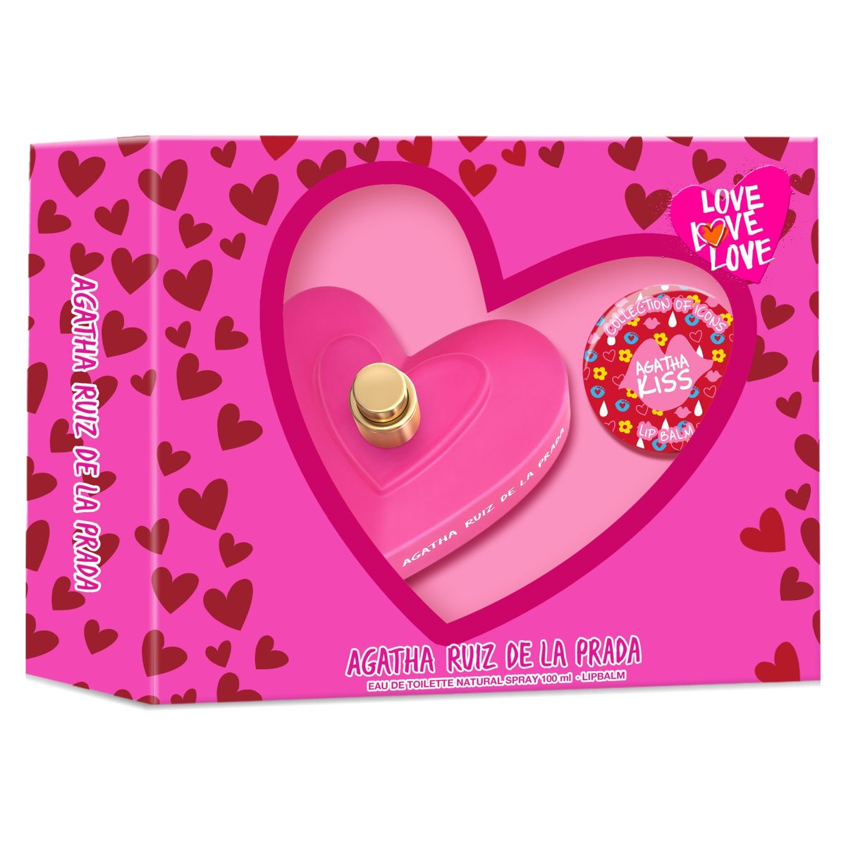 AGATHA RUIZ DE LA PRADA - Set de Perfume Mujer Agatha Ruiz la Prada Incluye: Eau de toilette 100 ml + Lipbalm