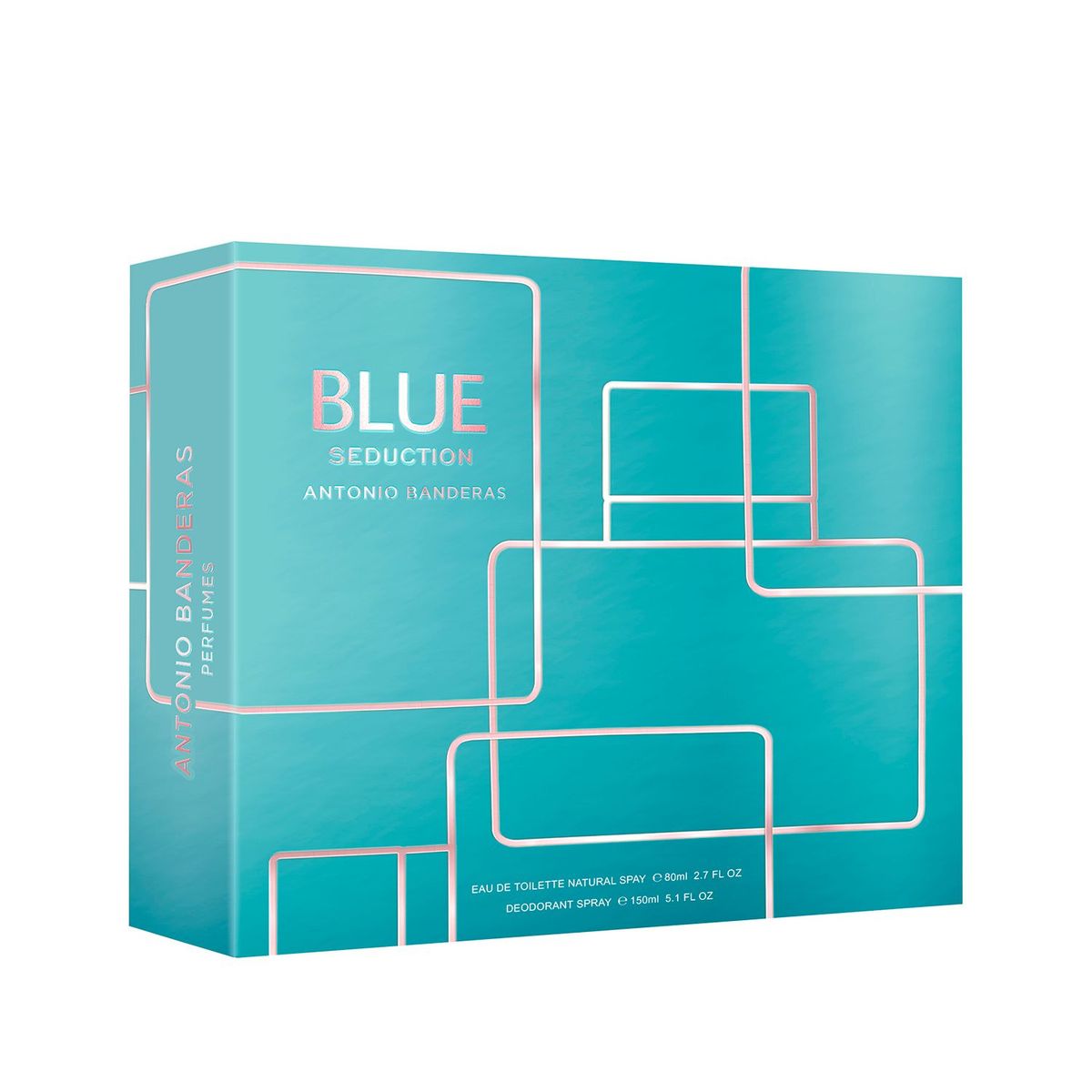 BANDERAS - Estuche Perfume Banderas Mujer Blue Seduction Wave 80ml Eau de toilette + Desodorante 150ml 