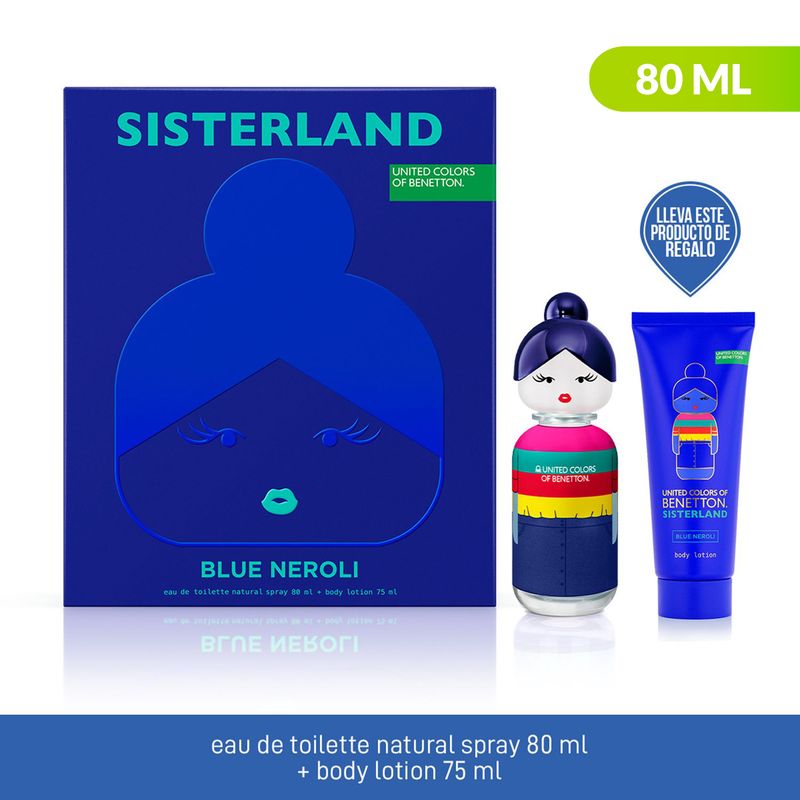 BENETTON - Set de Perfume Mujer Benetton : Fragancia 80ml + Body Lotion 75ml
