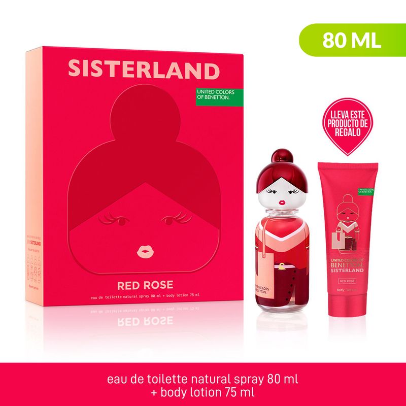 BENETTON - Set de Perfume Mujer Benetton : Fragancia 80ml + Body Lotion 75ml