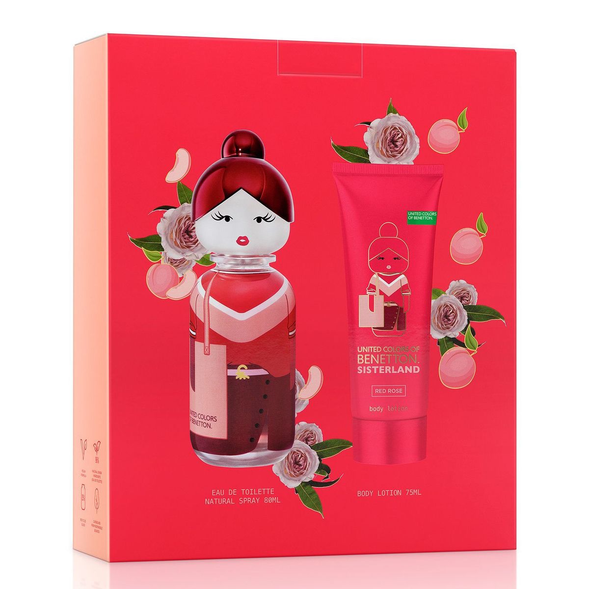 BENETTON - Set de Perfume Mujer Benetton : Fragancia 80ml + Body Lotion 75ml 