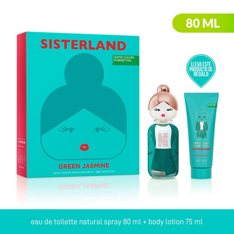 BENETTON - Set de Perfume Mujer Benetton : Fragancia 80ml + Body Lotion 75ml