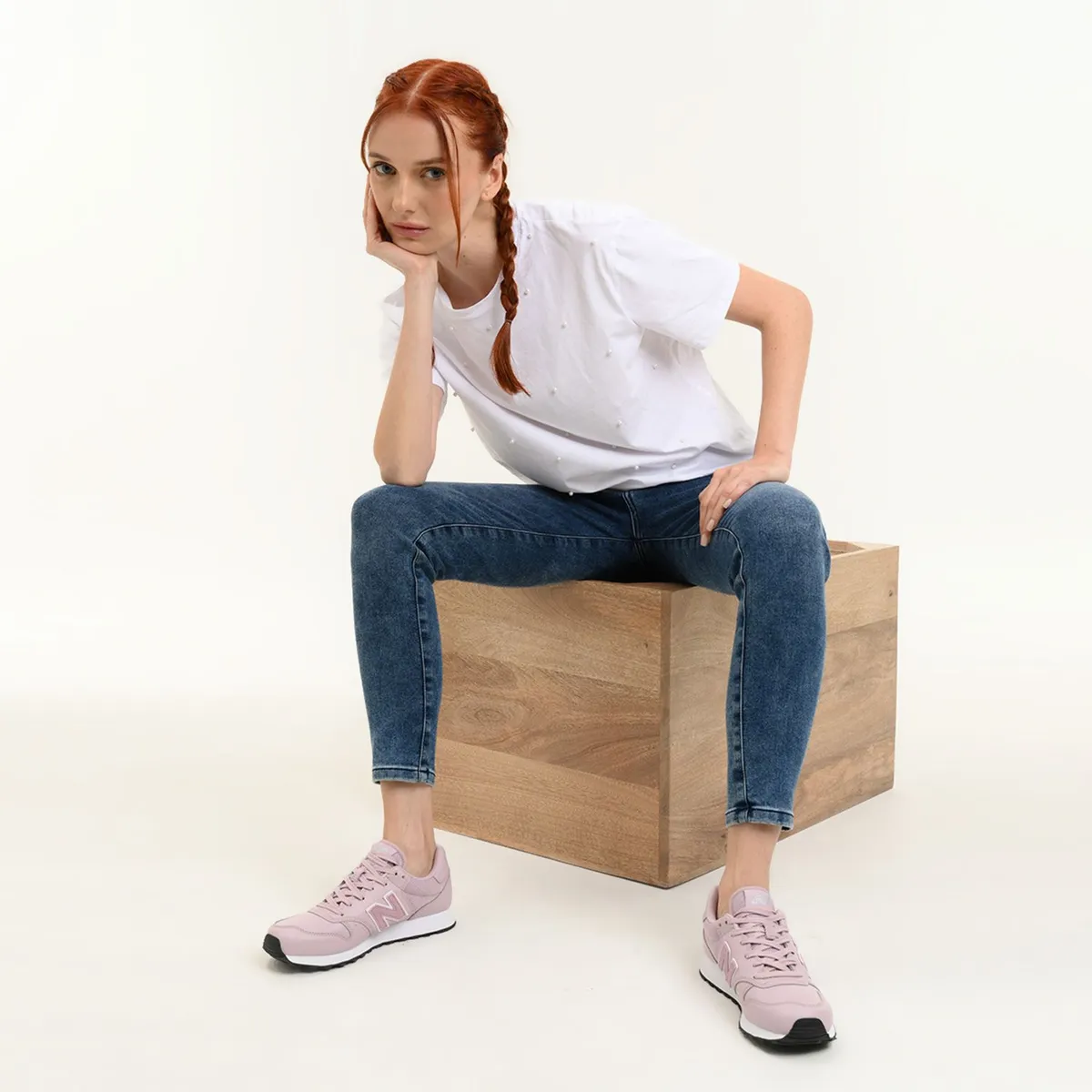 NEW BALANCE - Tenis moda New Balance 500 Mujer