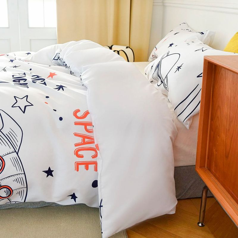 MY HOME STORE - Edredón + Sábana Encimera Estampada de Polialgodón Spacew My Home Store