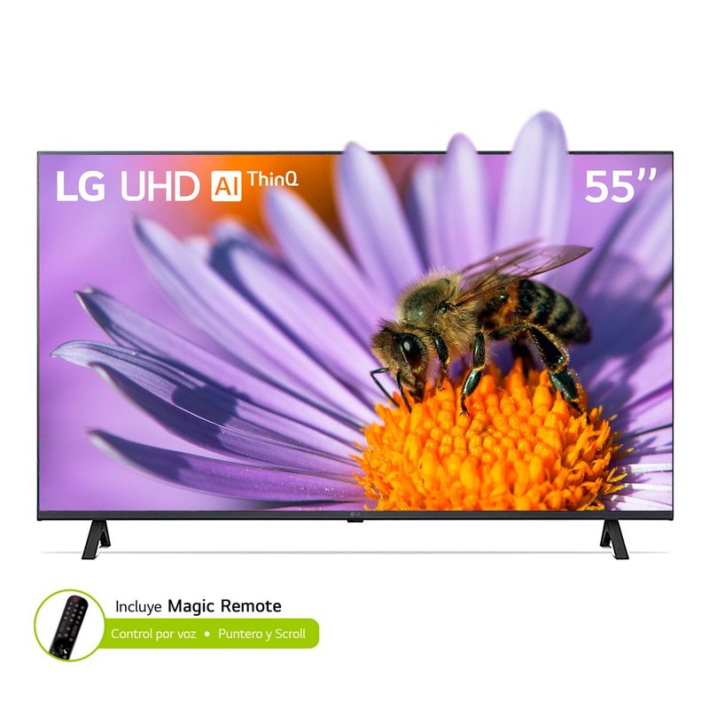 LG - Televisor LG LED | 55 pulgadas 4K Ultra HD | Smart TV 55UR8750