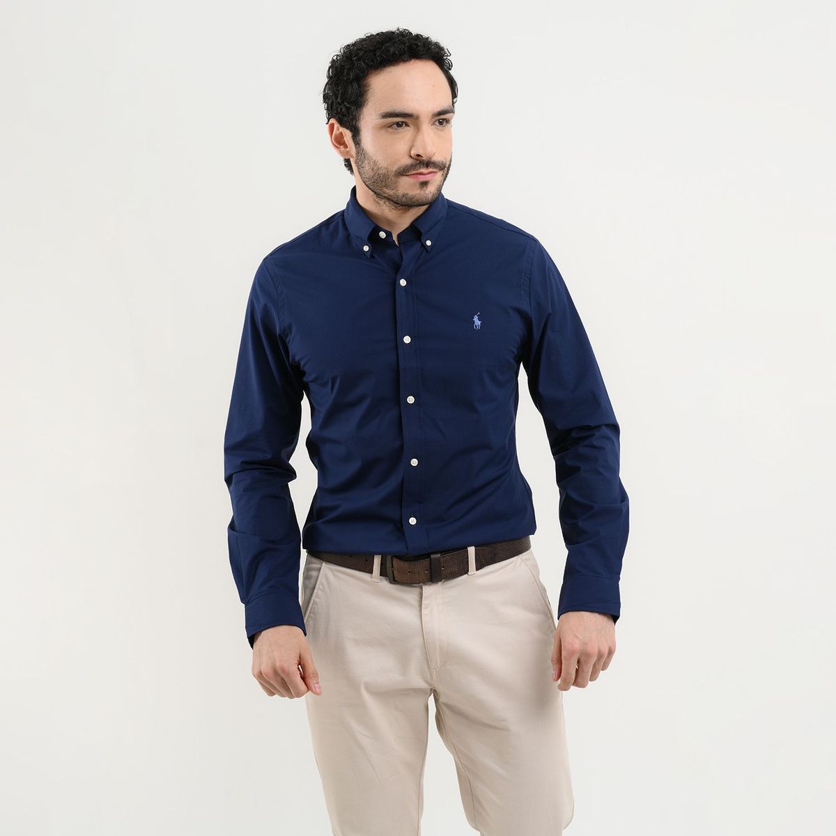 POLO RALPH LAUREN - Camisa para Hombre Manga larga Slim Polo Ralph Lauren