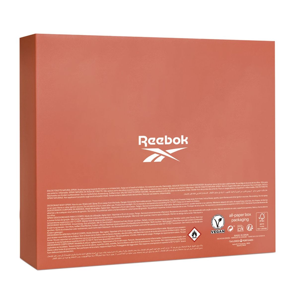 REEBOK - Set de Perfume Mujer Move Your Spirit Reebok Eau toilette 100 ml + Body Spray 150 ml 