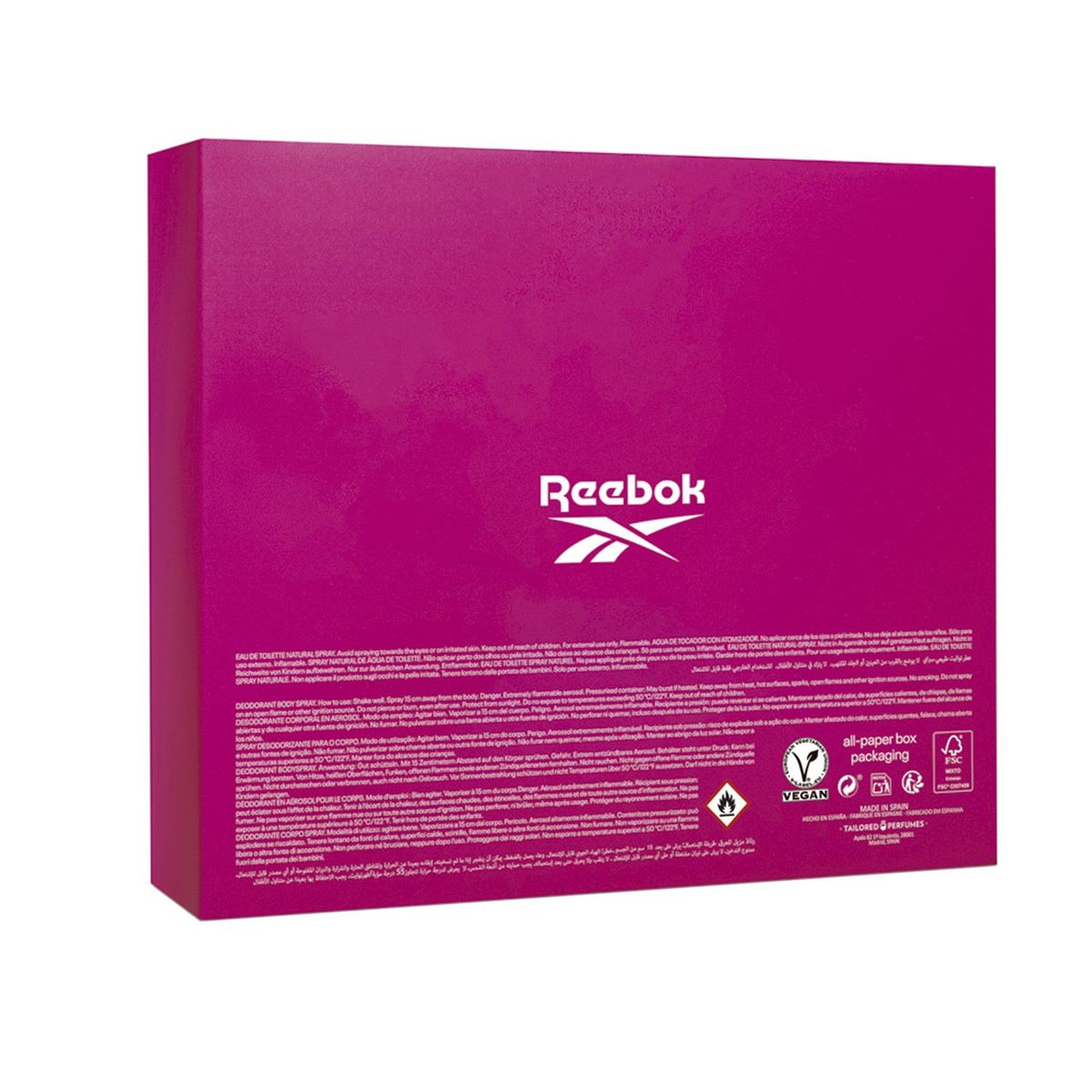 REEBOK - Set de Perfume Mujer Inspire Your Mind Reebok Eau toilette 100 ml + Body Spray 150 ml 