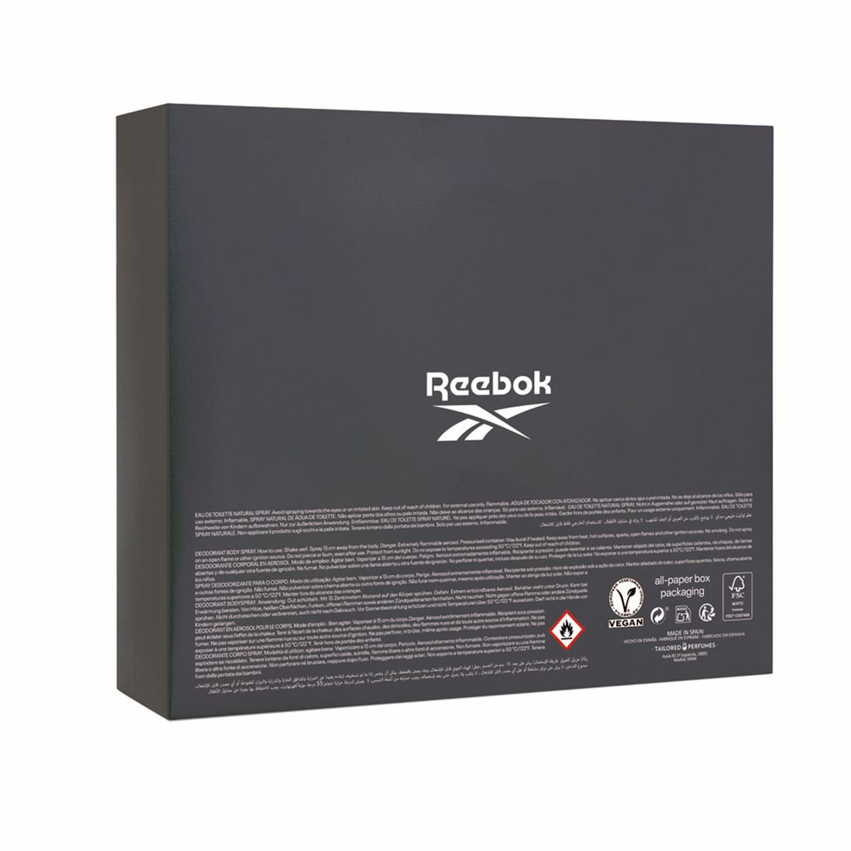 REEBOK - Set de Perfume Hombre Inspire Your Mind Reebok Eau de toilette 100 ml + Body Spray 150 ml 