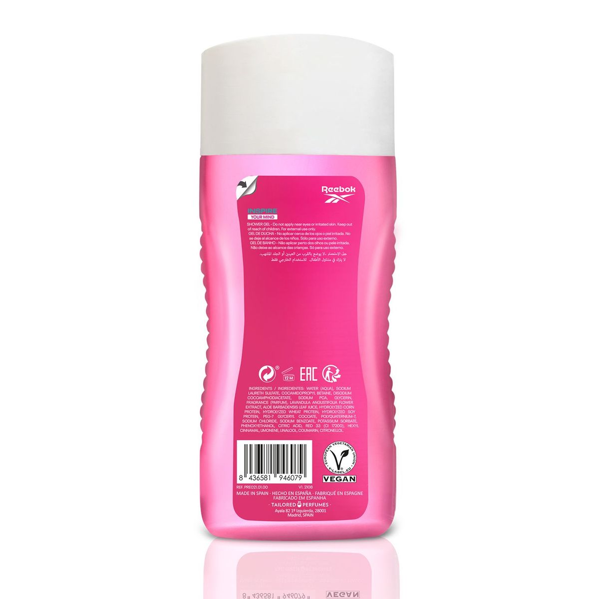REEBOK - Gel de ducha Inspire Your Mind Reebok 250 ml