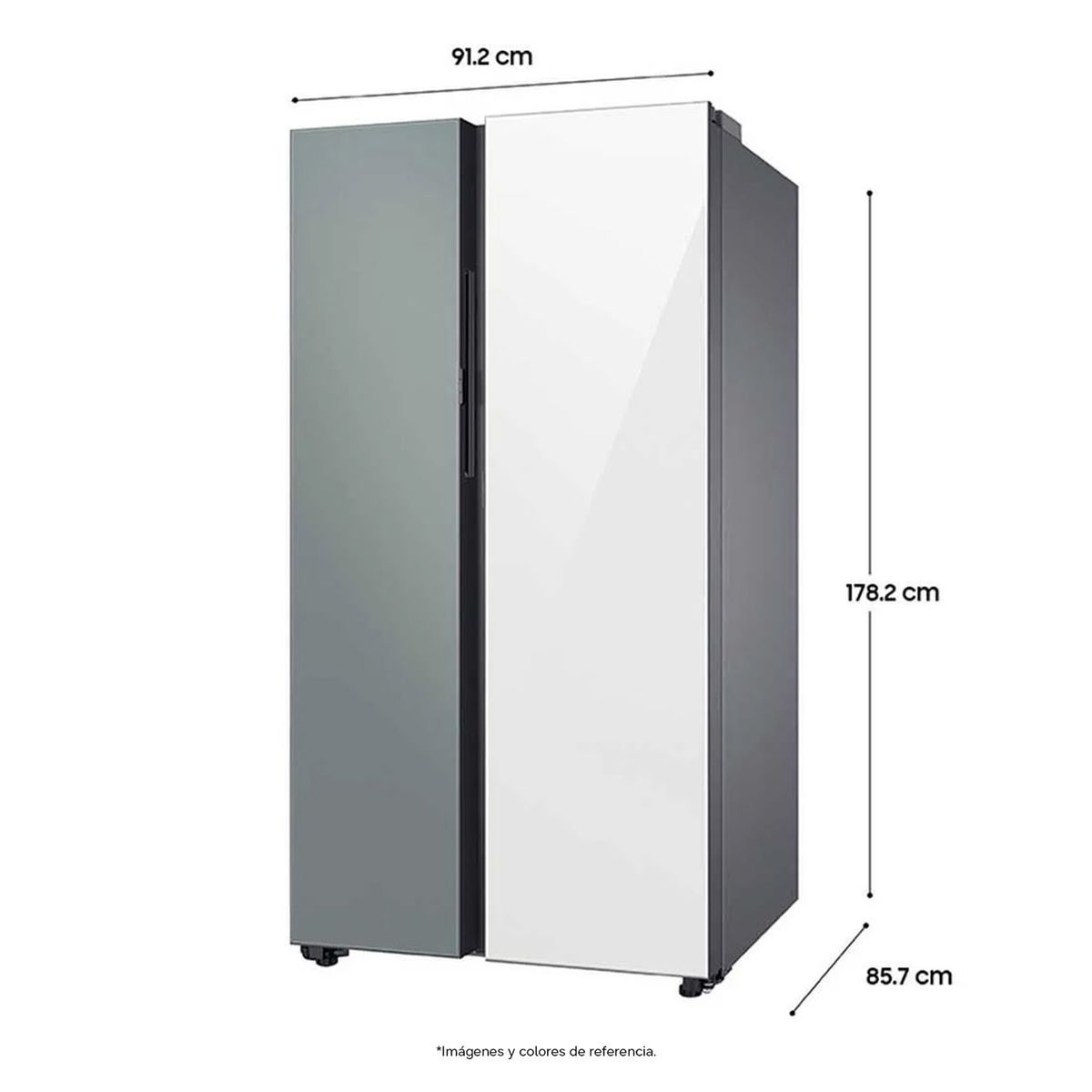 SAMSUNG - Nevecón Side by Side Samsung 793 lt Netos RS28CB760A7GCO