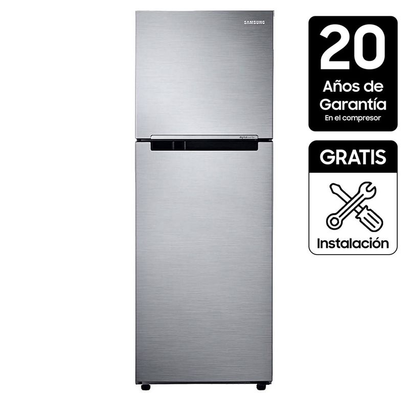 SAMSUNG - Nevera Samsung Congelador superior No Frost 236 lt Inox RT22FARADS8/CO.