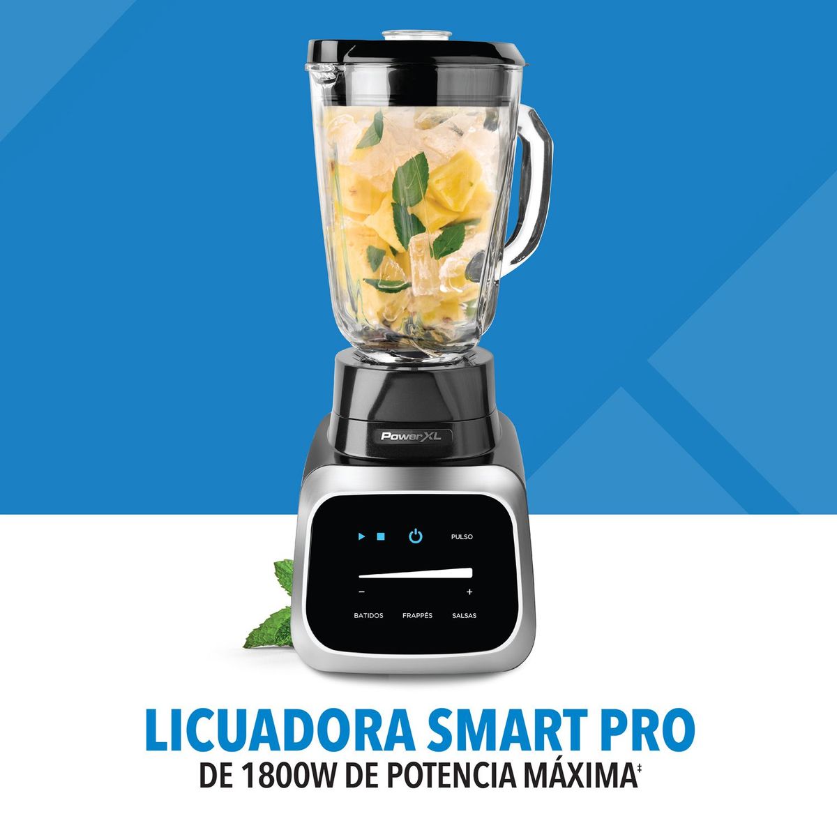POWER XL - Licuadora PowerXL 8 Velocidades 1800W Jarra 2 Litros