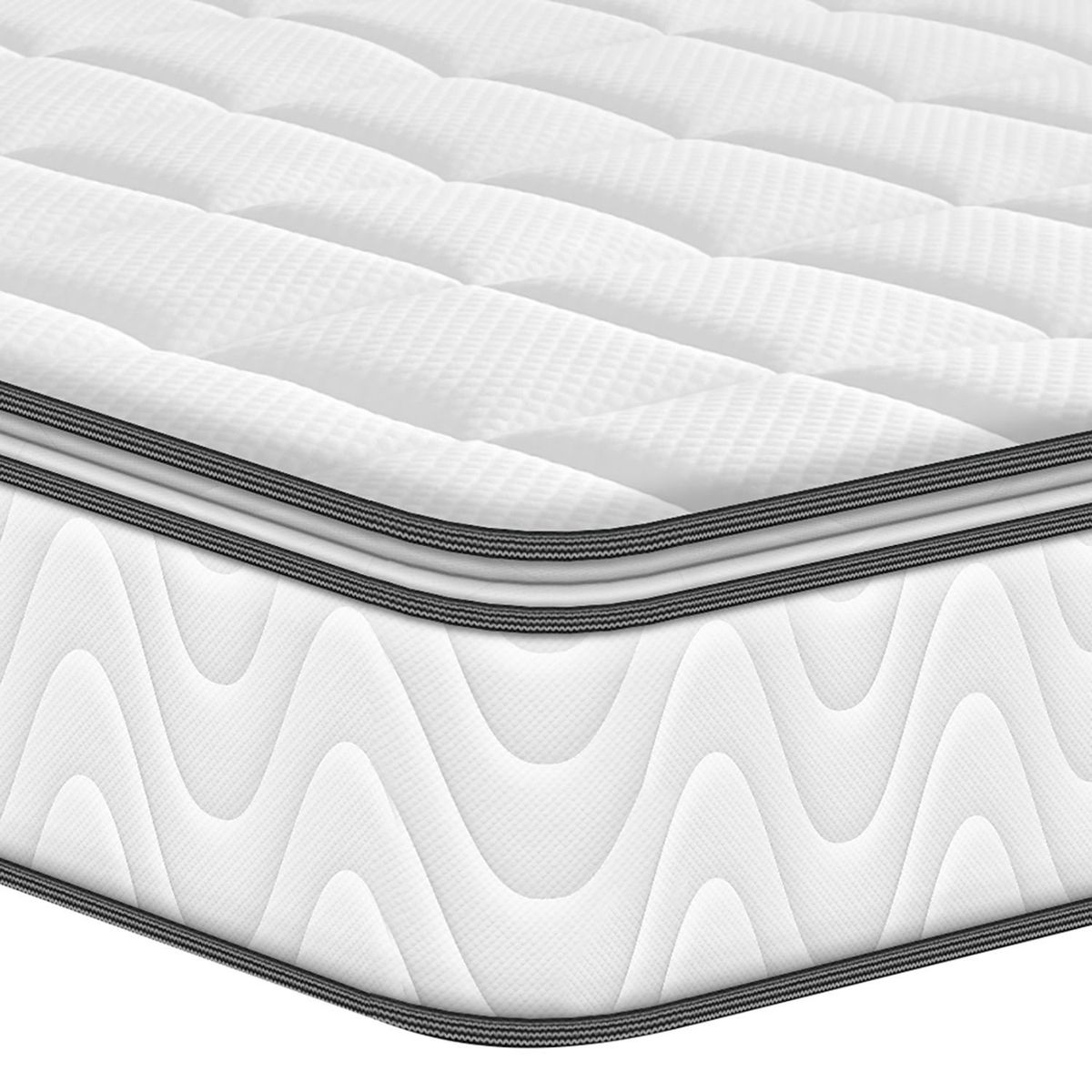 PULLMAN - Colchón Sencillo Firmeza Media Ortopédico Resortado con Pillow Orthopack BTU 100 x 190 cm Colchones Pullman