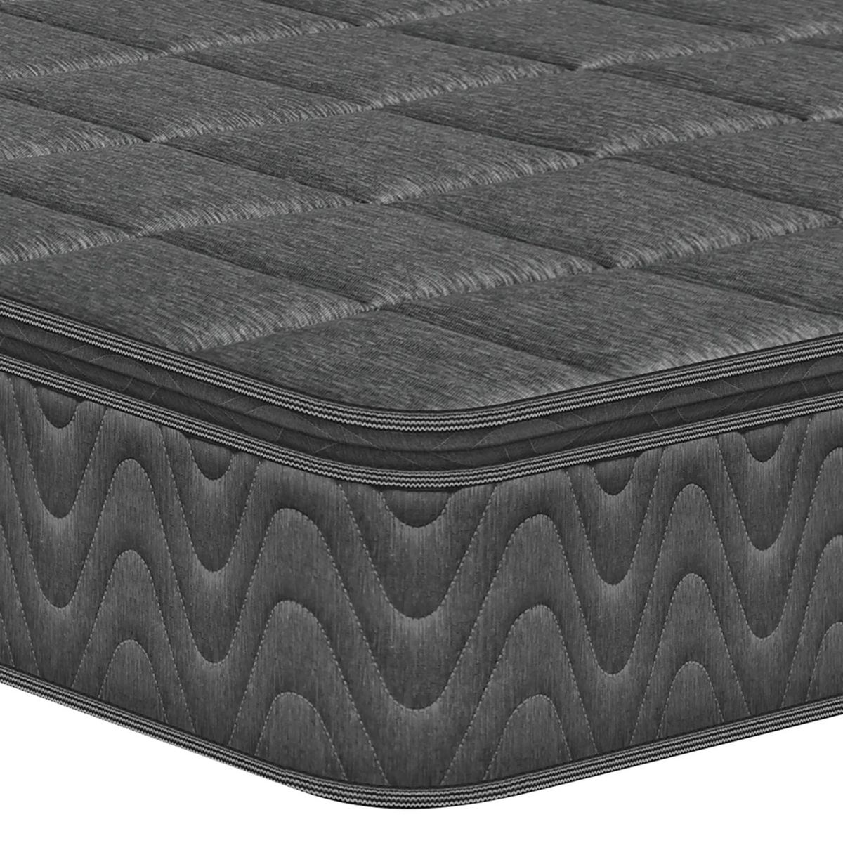 PULLMAN - Colchón Queen Firmeza Media Ortopédico Resortado con Pillow Orthopack BTU 160 x 190 cm Colchones Pullman