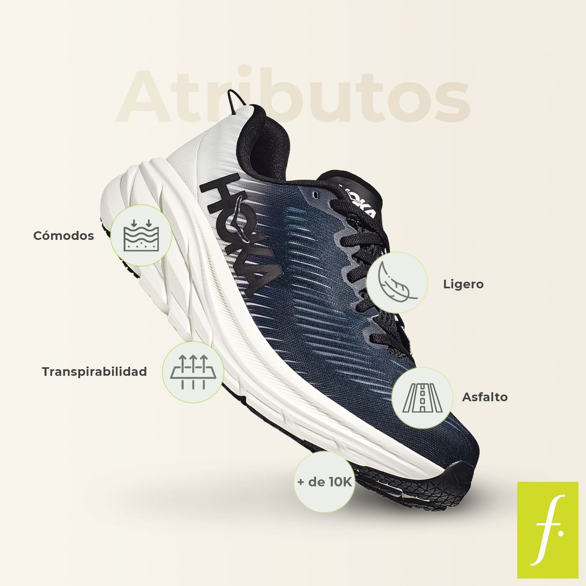 HOKA - Tenis Hoka Hombre Running Rincon 3 