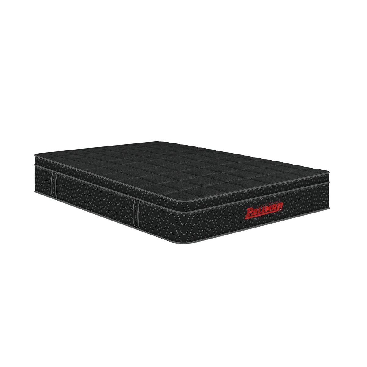 PULLMAN - Colchón con Base Cama cama Doble Firmeza Media Ortopédico Resortado con Pillow Orthopack Euro U 140 x 190 cm + 2 Almohadas + Cabecero Colchones Pullman