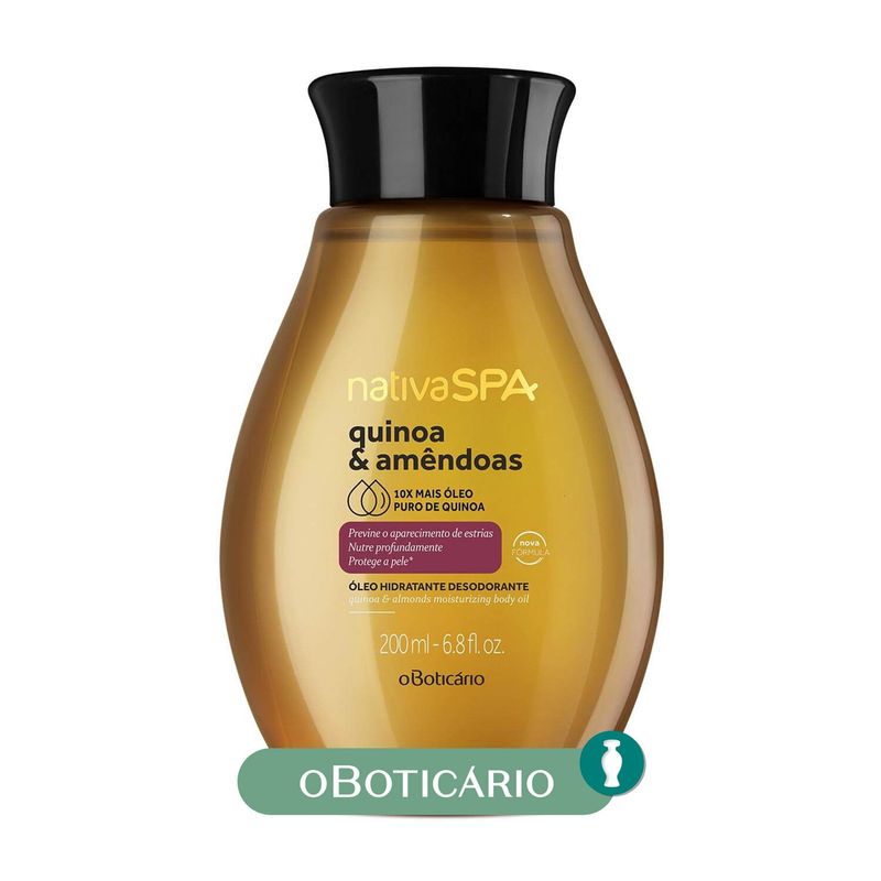 NATIVA SPA - Hidratante corporal OLEO CORP QUINOA ALMEND Nativa Spa Para Todo tipo de piel 200 ml