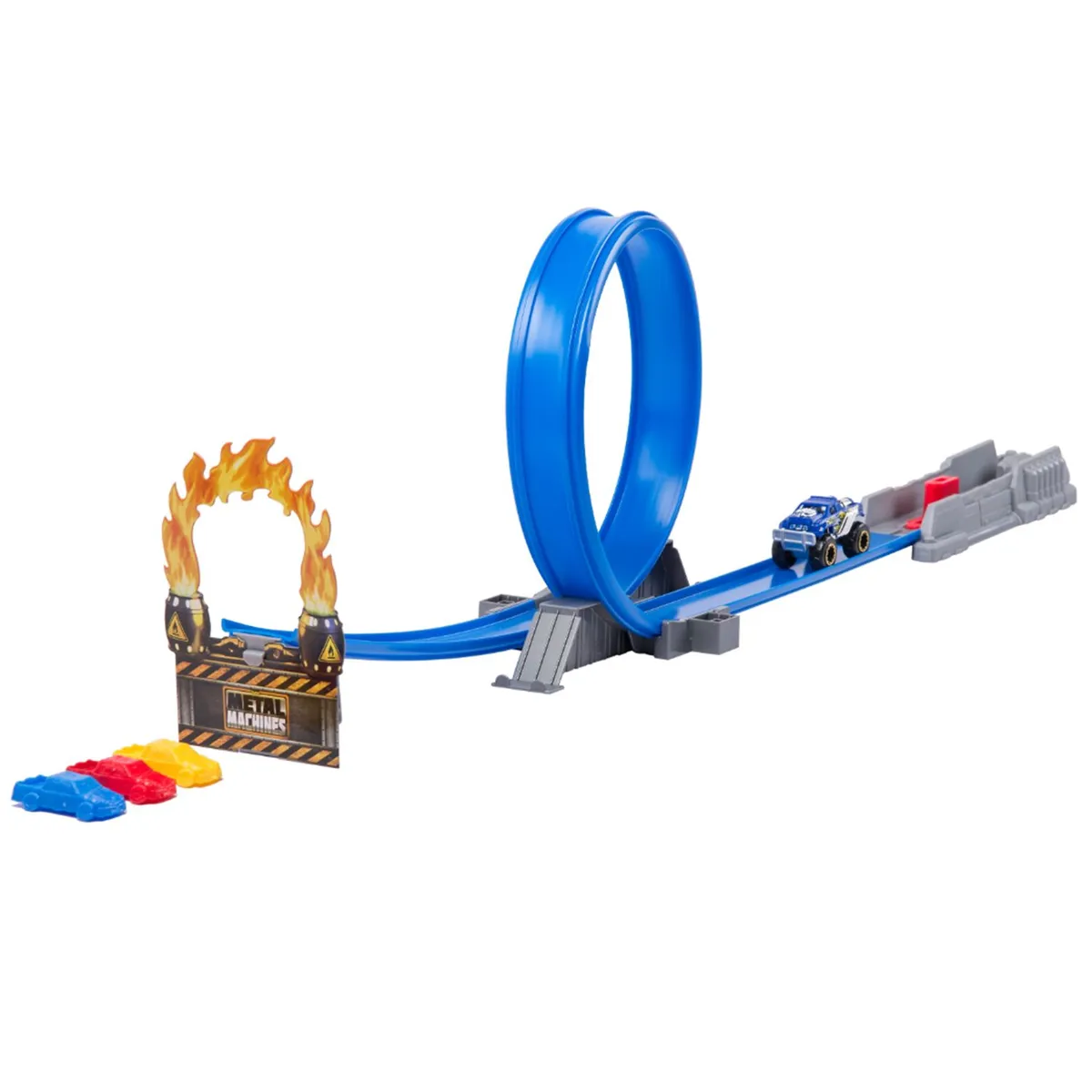  - Pista de Carros Road Metal Machines ZURU