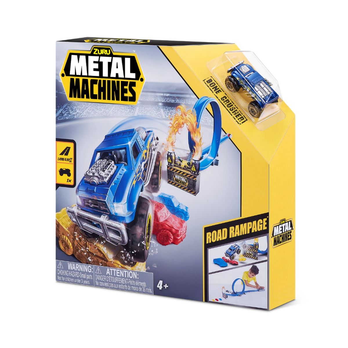  - Pista de Carros Road Metal Machines ZURU