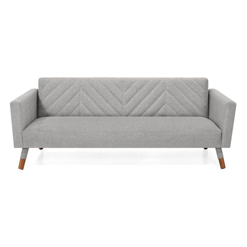 MICA - Sofá Cama Moderno en Poliéster 3 Puestos Nara 196 x 78 x 80 cm Mica