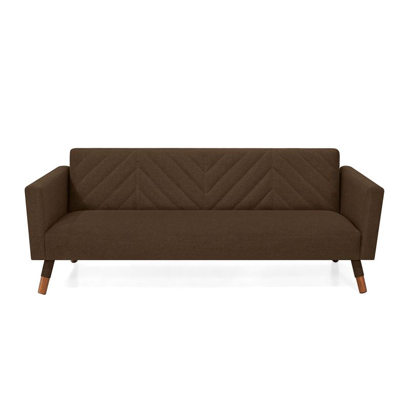 MICA - Sofá Cama Moderno en Poliéster 3 Puestos Nara 196 x 78 x 80 cm Mica