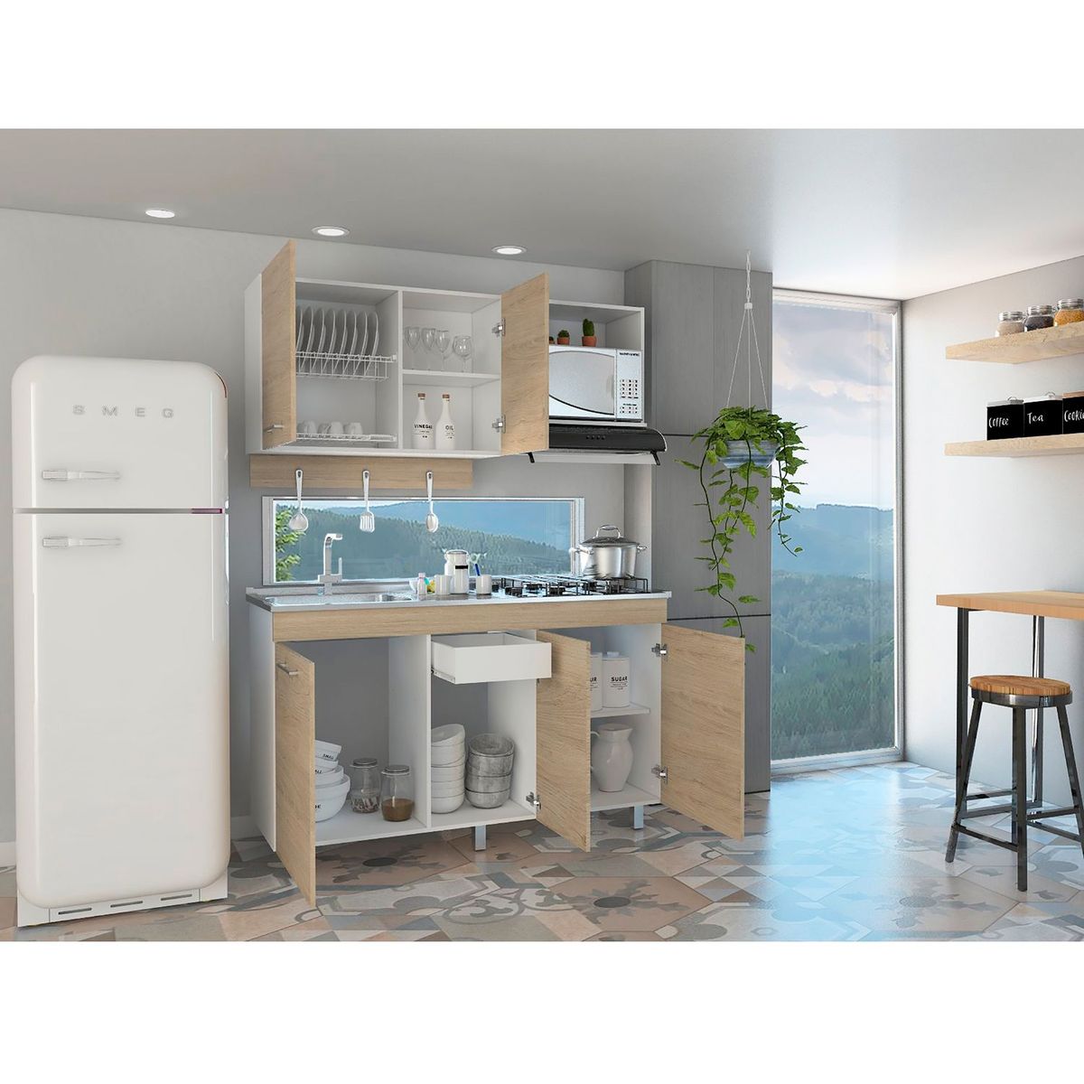 RTA MUEBLES - Cocina Miro Blanco.