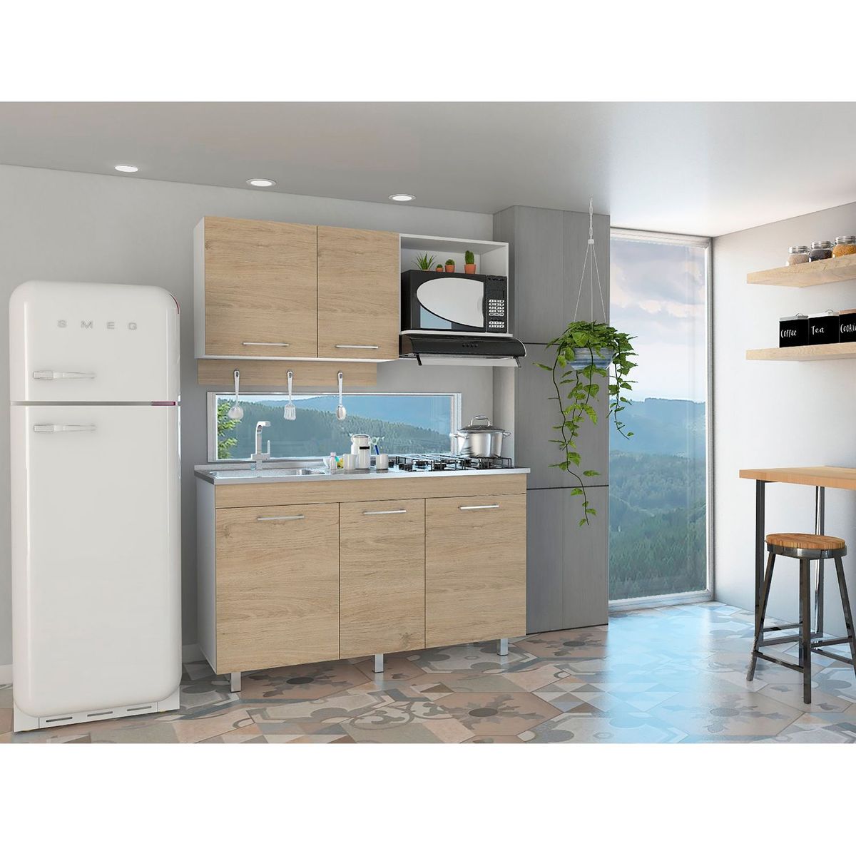 RTA MUEBLES - Cocina Miro Blanco.