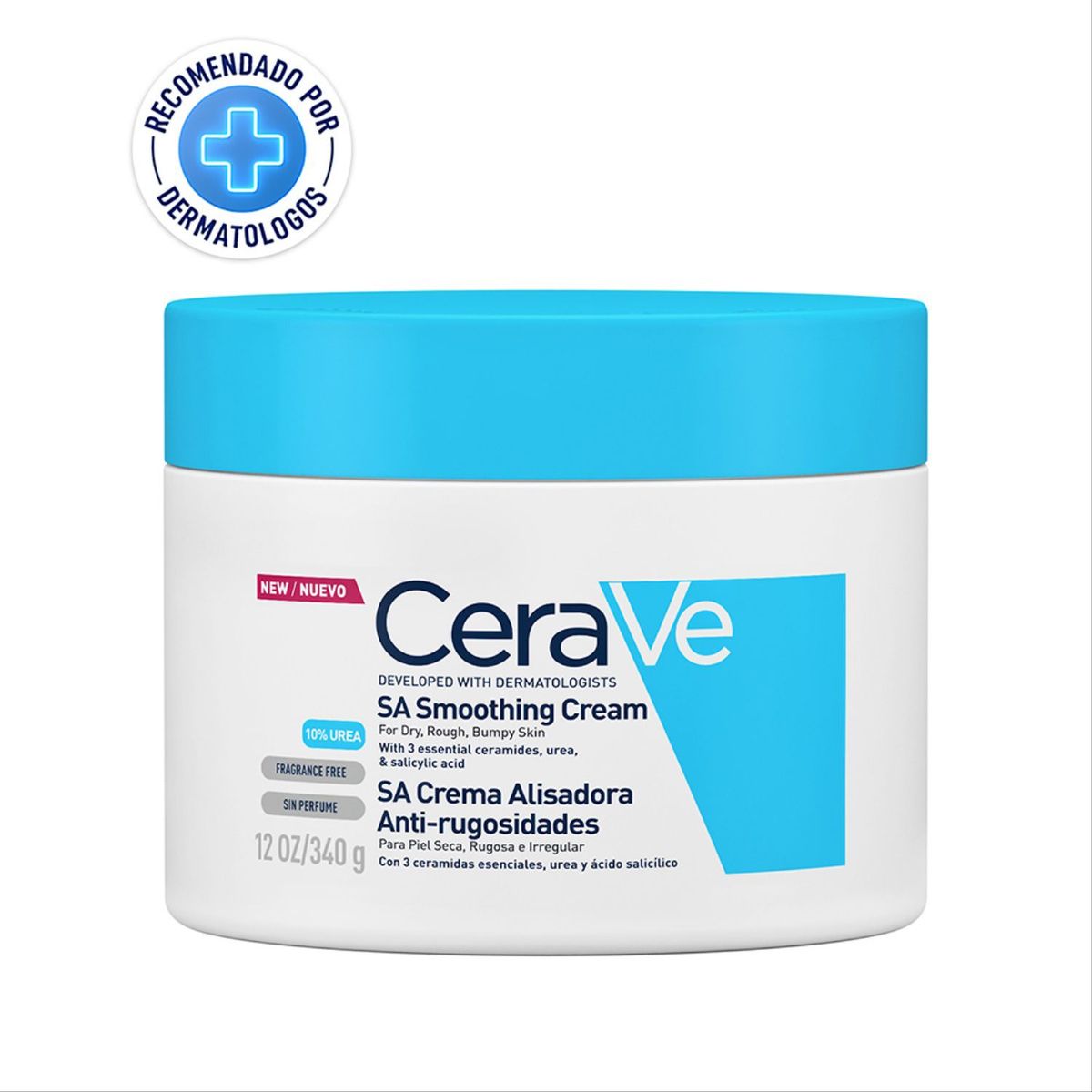 CERAVE - Crema Alisadora Anti-rugosidades Cerave para Piel Seca 340 g