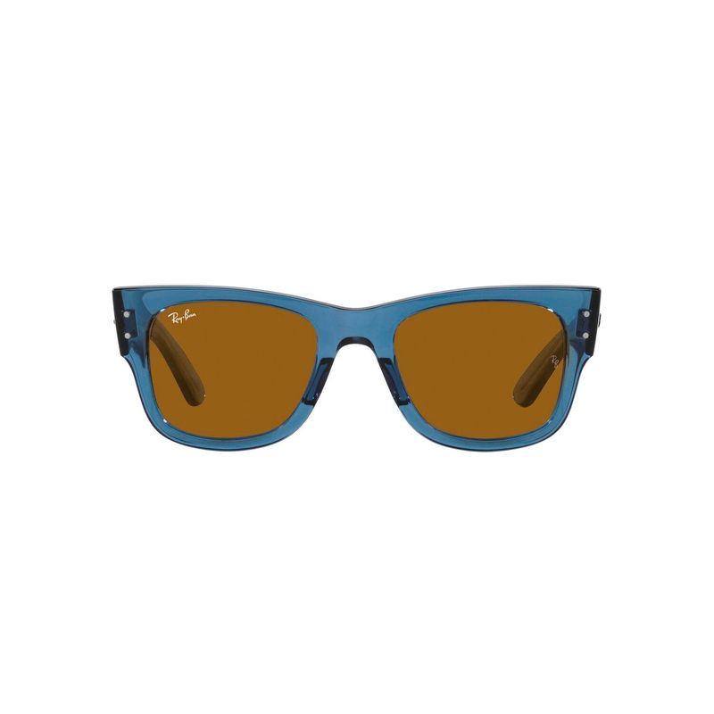 RAY BAN - Gafas de sol Ray Ban RB0840S  Unisex . Marco Transparent Blu Lente Brown